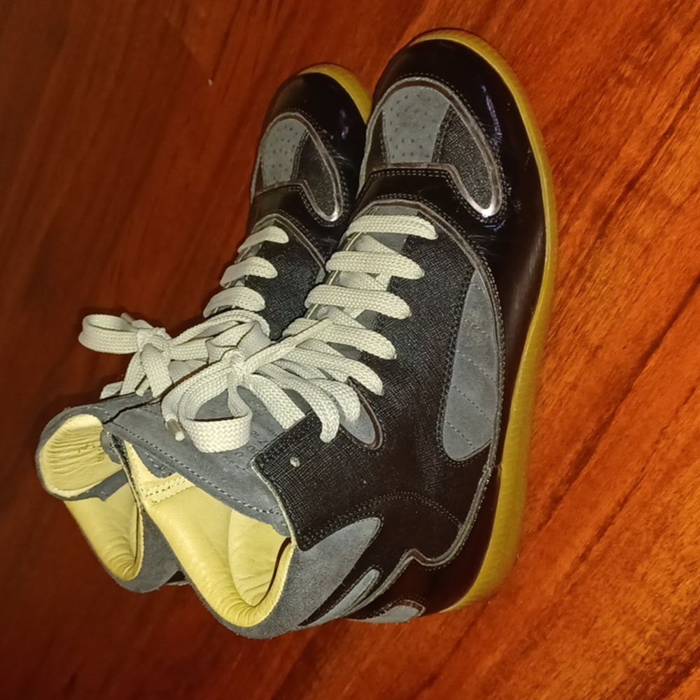 Maison Margiela GAT High-top Sneakers Patent-leather Sz.36
